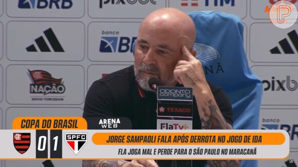 Jorge Sampaoli foi chamado de idiota em áudio atribuído ao repórter da Globo, Eric Faria