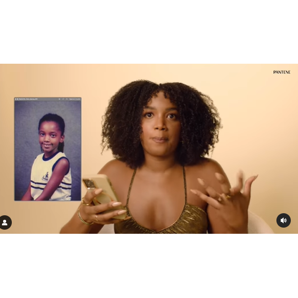 Iza comenta como era o seu cabelo quando criança em nova campanha publicitária