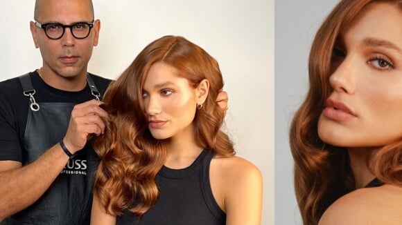 Ruivo de Sasha foi inspirado em Kendall Jenner; cor é 'tendência para 2024', conta hair stylist que fez transformação