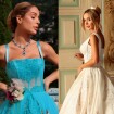 Cerimônia custou R$ 32 milhões: Os 4 vestidos de casamento da noiva milionária do ano, Tatiane Barbieri: tem renda, transparência e pedraria. Ao detalhes!