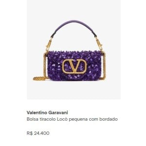 A bolsa usada por Marina Ruy Barbosa pode ser comprada no site da multimarcas Farfetch