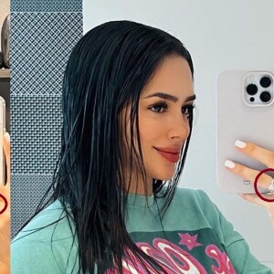 Bruna Biancardi voltou a circular de aliança