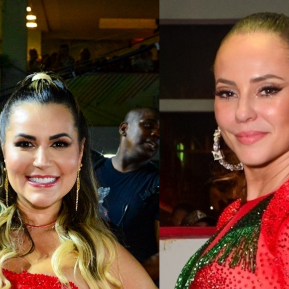 Paolla Oliveira foi acusada pelo colunista Daniel Nascimento, do Terra, de vetar fotos com Deolane Bezerra durante um ensaio na quadra da Grande Rio