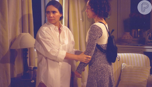 Helena (Regina Duarte) e Joyce (Carla Marins) viviam em pé de guerra em História de Amor