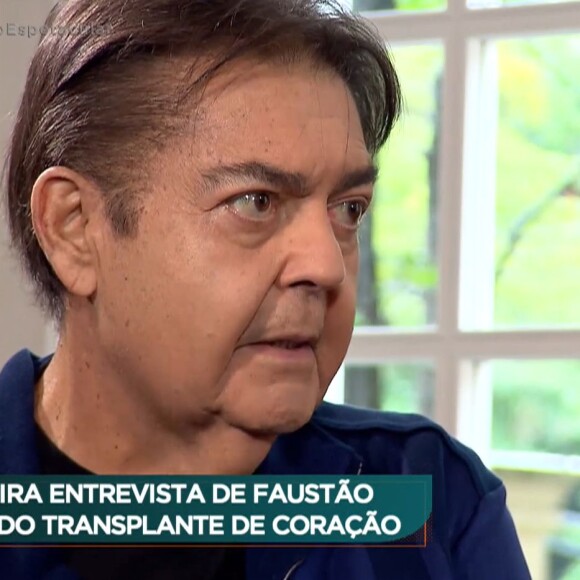 Faustão falou sobre sua recuperação ao 'Domingo Espetacular', da Record TV