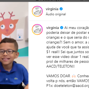 Virginia Fonseca publicou um vídeo para lembrar as pessoas que o Teleton 2023 está chegando e foi surpreendentemente atacada