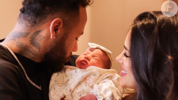 Bruna Biancardi mostra primeiros momentos de Neymar com a filha