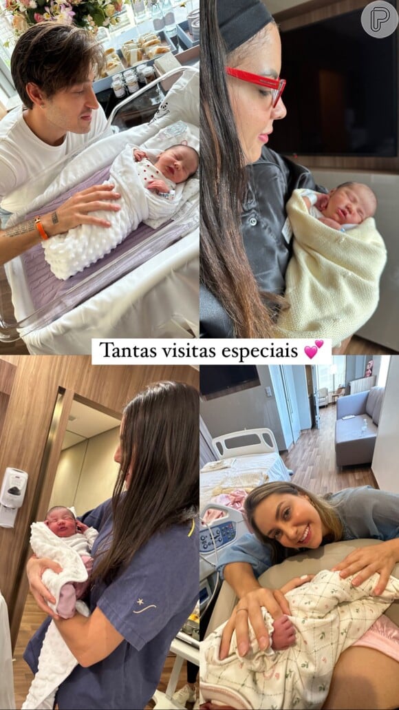 Bruna Biancardi já recebeu alta da maternidade e está em casa com Mavie