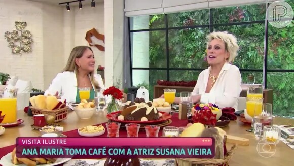 Susana Vieira foi recebida por Ana Maria Braga no 'Mais Você' e falou sobre o seu câncer