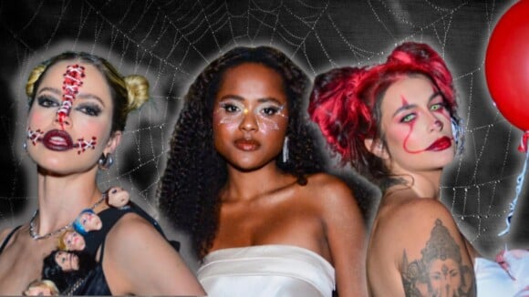 Maquiagem para Halloween: 13 fotos de famosos na festa de Gio Lancellotti com makes diferentonas, criativas ou fáceis