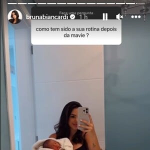 Bruna Biancardi tem dedicado os dias aos cuidados de Mavie