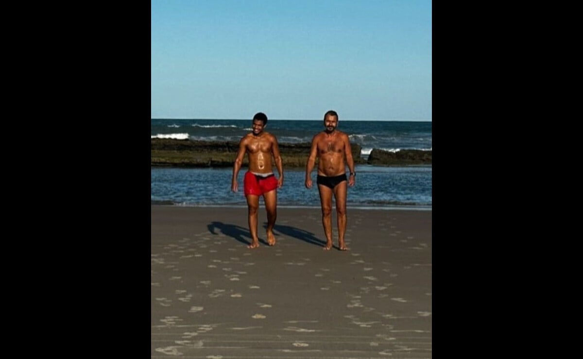 Foto Corpo De Marcos Palmeira Rouba A Cena Ap S Ator Ser Flagrado Na Praia De Sunga Entre As