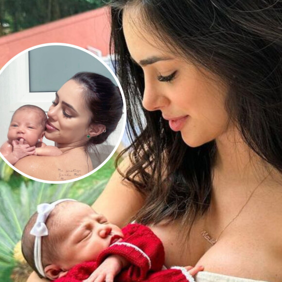 Bruna Biancardi mostrou momentos íntimos com a filha, Mavie