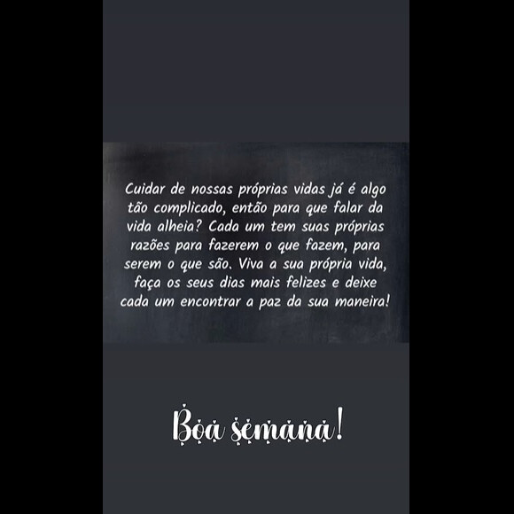 Neymar também publicou frase de efeito após críticas por festa com mulheres