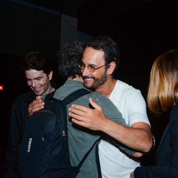 Rodrigo Santoro e Eriberto Leão se encontraram após a peça protagonizada por ele, 'Funny Girl'