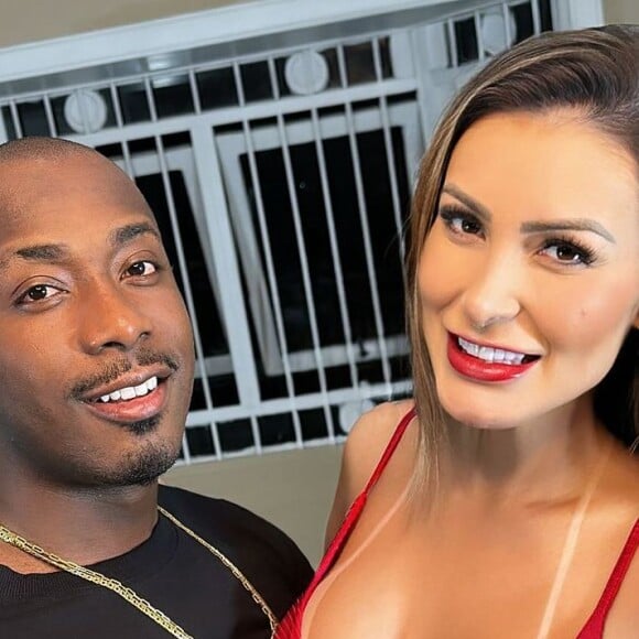 Andressa Urach e o ator pornô Jefão já gravaram vários vídeos juntos