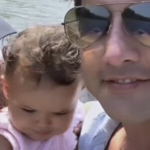 Bruno de Luca surgiu em família com a mulher e filha em postagem mais de 70 dias após acidente de Kayky Brito