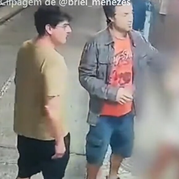 Bruno de Luca e Kayky Brito estavam juntos em um quiosque pouco antes do ator ser atropelado e ficar 27 dias na UTI