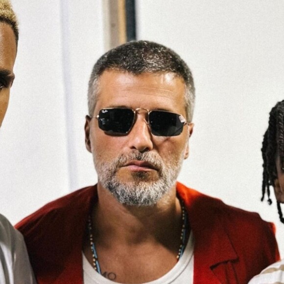 Bruno Gagliasso leva Bless, seu filho com Giovanna Ewbank, para realizar sonho e menino grava rap pela primeira vez: 'Experiência única'