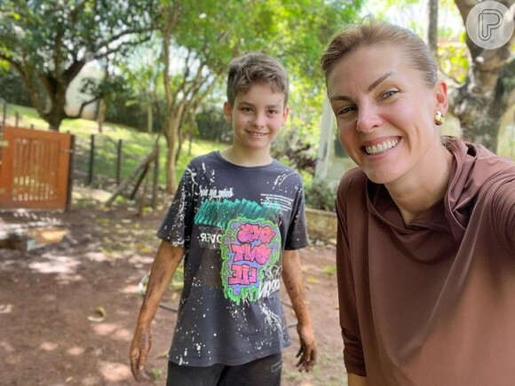 Ana Hickmann acrescentou a respeito do filho, Alexandre Jr., de 9 anos: 'Não vou parar de viver, de ser feliz, de lutar, de cuidar do meu filho'