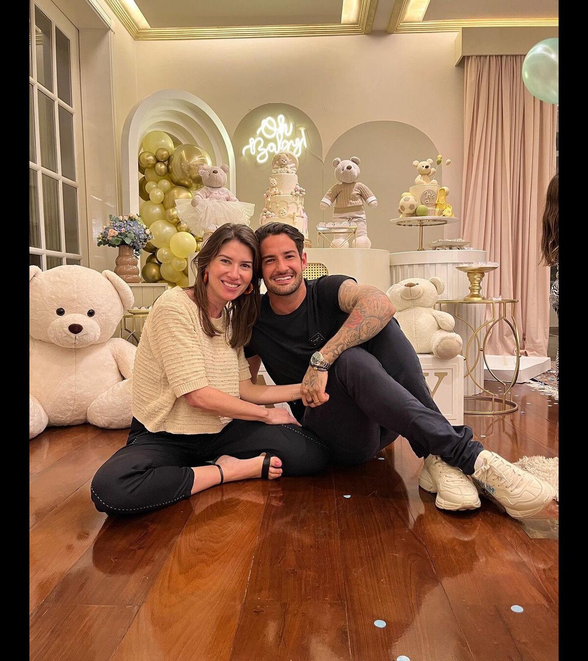 Foto Grávida filha de Silvio Santos Rebeca Abravanel e Alexandre Pato