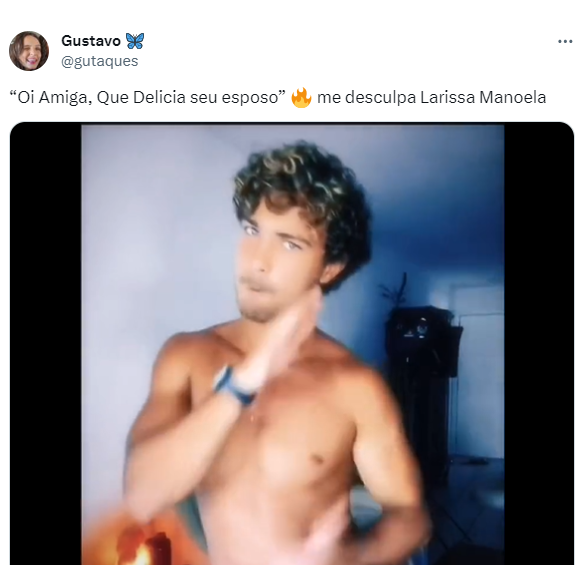 Fã chama a atenção de Larissa Manoela ao fazer vídeo e 'cantar' André Luiz Frambach