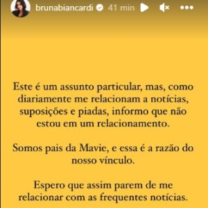 Bruna Biancardi confirmou que não namora mais Neymar