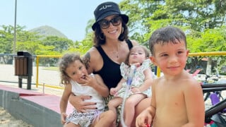 Grávida pela sexta vez, Letícia Cazarré se emociona com a filha caçula, Maria Guilhermina: 'Dia histórico'
