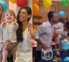 Tamara Canale, após rumores de separação, surge com Kayky Brito comemorando 2 anos do filho. Fotos!