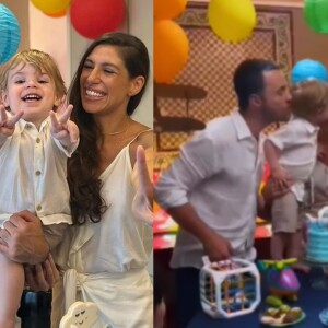 Tamara Canale, após rumores de separação, surge com Kayky Brito comemorando 2 anos do filho. Fotos!