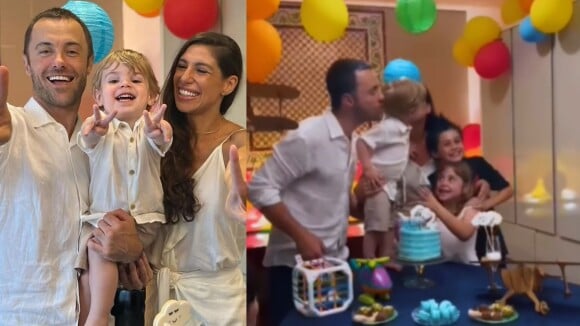 Tamara Canale, após rumores de separação, surge com Kayky Brito comemorando 2 anos do filho. Fotos!