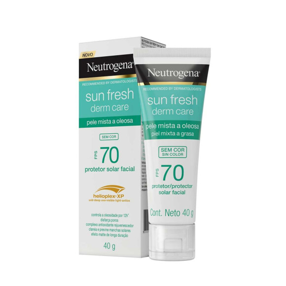 Protetor solar facial FPS 70, Neutrogena