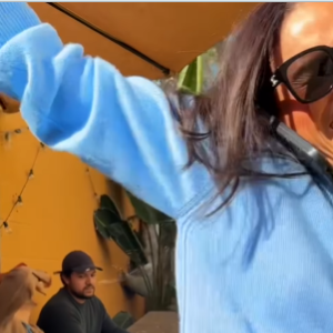 Meghan Markle cai na risada ao fazer vídeo para Instagram de marca de café