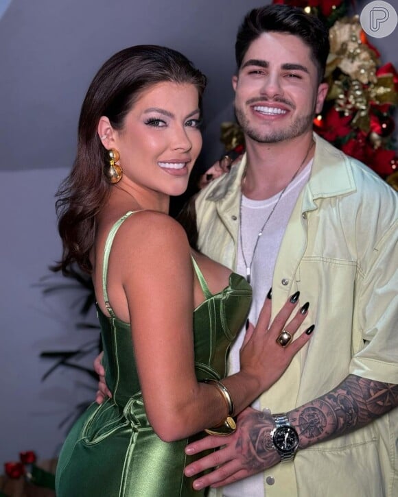 Jaquelline engatou em um namoro real com Lucas Souza fora de 'A Fazenda'