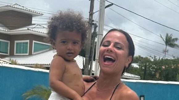 Joaquim, filho de Viviane Araújo, é vítima de ataques na internet após fotos com a atriz: 'Não parece filho dela'