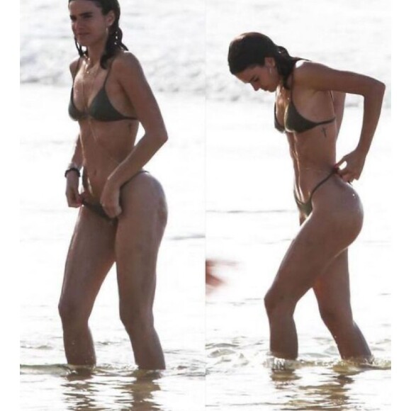 Bruna Marquezine de biquíni: publicação do X, antigo Twitter, que enaltece corpo da atriz já recebeu mais de 2 milhões de visualizações