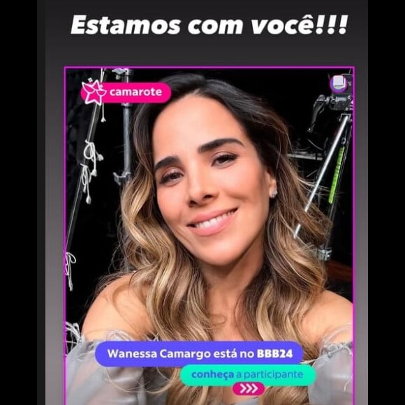 Graciele Lacerda revelou estar torcendo por Wanessa Camargo no BBB 24