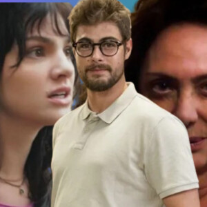 Na novela 'Terra e Paixão', Helio (Rafael Vitti) descobre por Petra (Debora Ozório) quem matou Agatha (Eliane Giardini) e decide sua relação com a agrônoma.