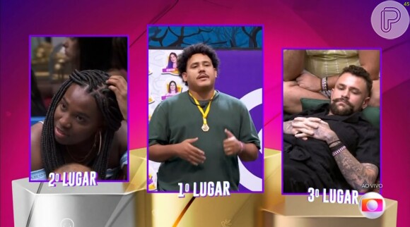 Sincerão no 'BBB 24': Lucas escolhe Leidy Ellen e Vinícius em pódio final