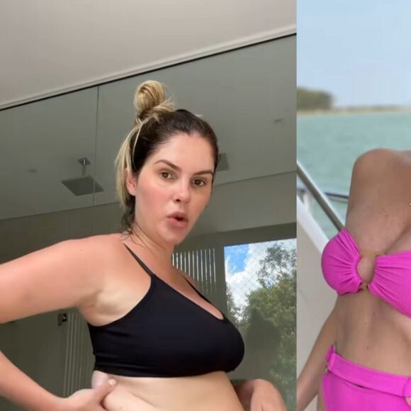 Bárbara Evans contou que passará por um detox para secar a gordura e excesso de pele da  gestação