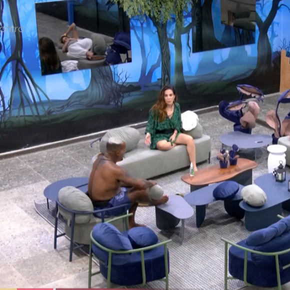 Rodriguinho no 'BBB 24' mente na cara dura para Wanessa e Yasmin Brunet