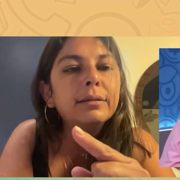 Irmã de Nizam ficou revoltada e criticou Thais Fersoza ao vivo: 'Onde isso faz ela melhor do que você? É uma desconstrução diária e não é só machismo é tudo'