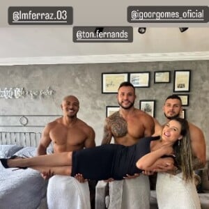 Andressa Urach comemorou ao gravar vídeo pornô com três homens ao mesmo tempo: 'Que sensacional, meu Deus! Surreal! Vocês não tem noção'