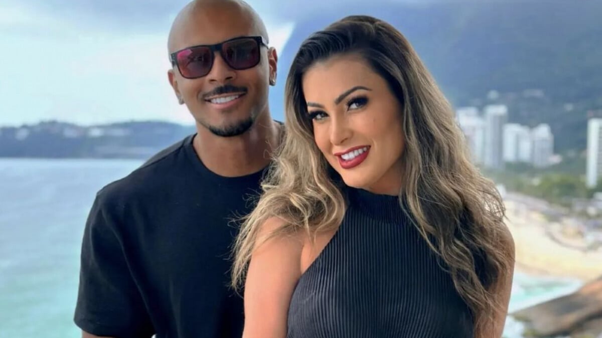 Em relação aberta, Andressa Urach faz a melhor surpresa para o namorado,  Lucas Ferraz, após ganhar aliança - Purepeople