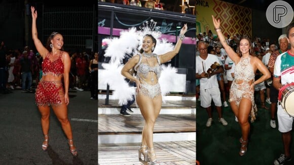 Paolla Oliveira no Carnaval 2024: atriz vai do básico ao sensual e transparentes em ensaios da Grande Rio