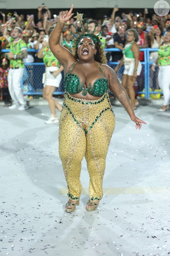 Jojo Todynho desfila como musa da Mocidade no Carnaval 2024
