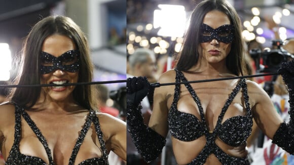 Uh! Tiazinha: Deborah Secco surpreende fantasiada de sex symbol dos anos 90 no Carnaval do Rio