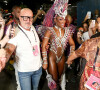 Érika Januza roubou a cena durante desfile da Viradouro no Carnaval do Rio