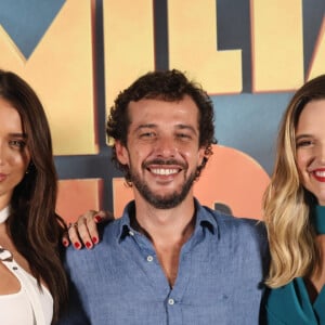 Rafa Kalimann, Juliana Paiva e Jayme Matarazzo fazem o triângulo amoroso Jéssica, Electra e Luca da novela 'Família é Tudo'