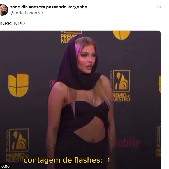 Luísa Sonza ignorada? No tempo em que permanece no local, apenas um flash dispara em direção à popstar brasileira, que sai de fininho após o único clique